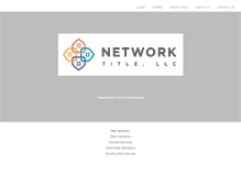 Tablet Screenshot of networktitle.com